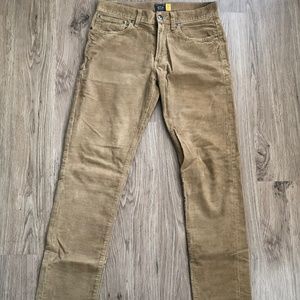 J. Crew Corduroy Khaki Pants